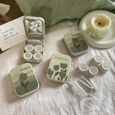 Ins Oil Painting Tulip Colored Contact Lens Case - BEAUEYE (UK)
